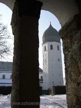 CHIEMSEE > Winter > Fraueninsel > Kloster Frauenwörth > Blick von der Torhalle