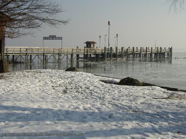 CHIEMSEE > Winter > Fraueninsel > Hauptsteg im Winter