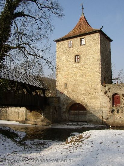 SCHWÄBISCH HALL > Kocher > Sulferturm am Sulfersteg