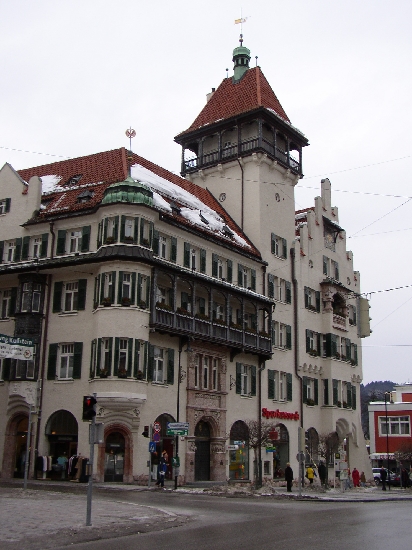 KUFSTEIN > Oberer Stadtplatz > Sparkassengebäude