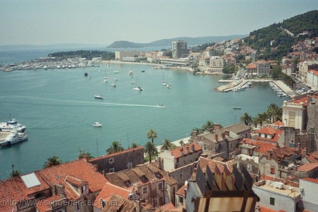 SPLIT > Blick vom Kirchturm (Diakletianpalast)