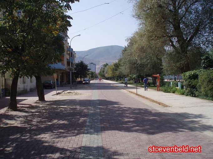 Albanien - Pogradec - Blick Richtung Zentrum