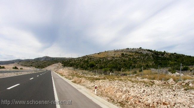 AUTOBAHN A1> bei Sibenik