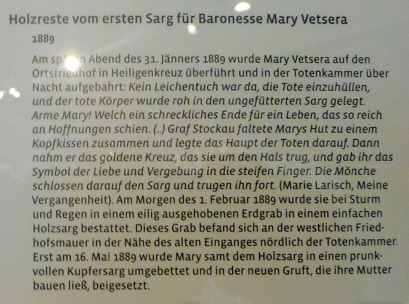 A:NÖ>Karmel Mayerling>Museum>Marys Holzsarg>Info