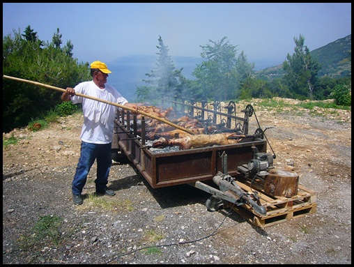 Grill in Kroatien