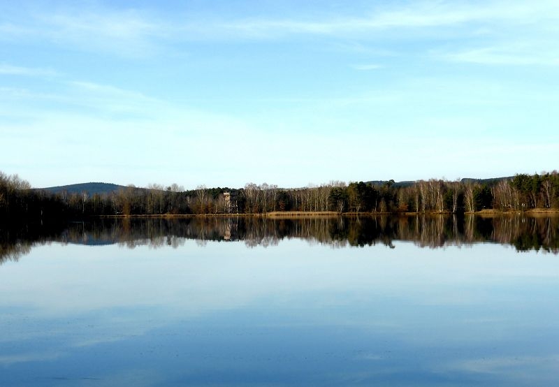 Spiegelung am Murner See