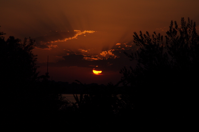 Sonnenuntergang in Istrien