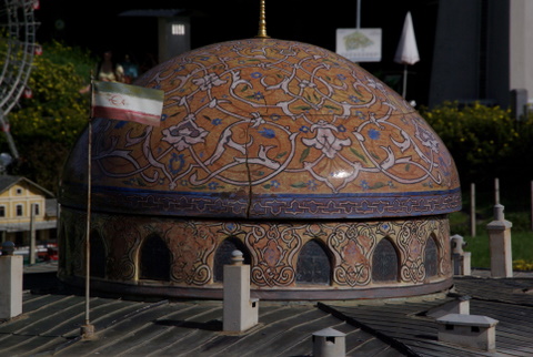 Detaillaufnahme - Marmorpalast in Teheran