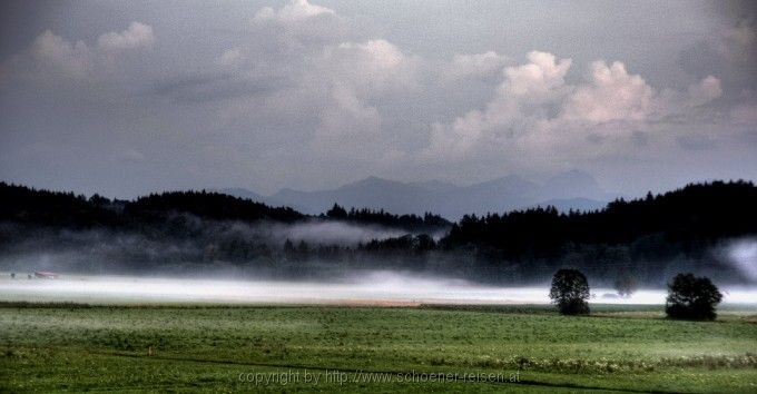 Nebel im Juli