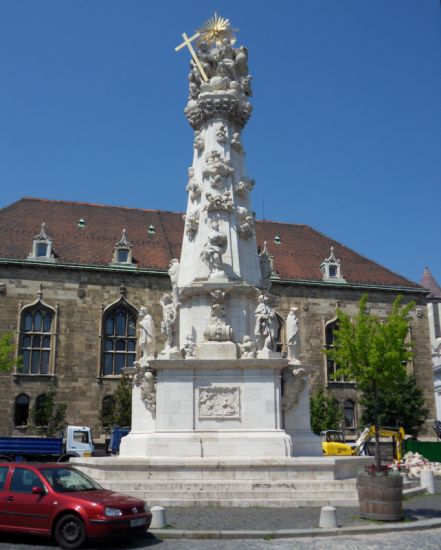 H:Budapest>Burgberg>Dreifaltigkeitssäule