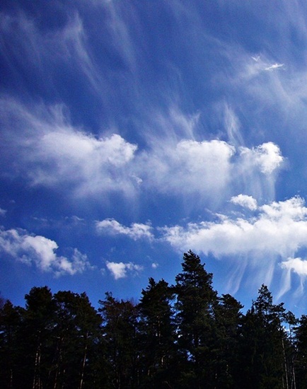 Wolken von gestern