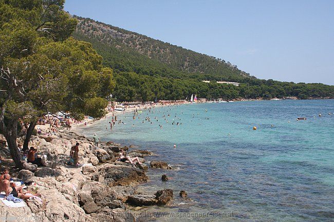 HALBINSEL FORMENTOR > Bucht Platja Formentor > Strand