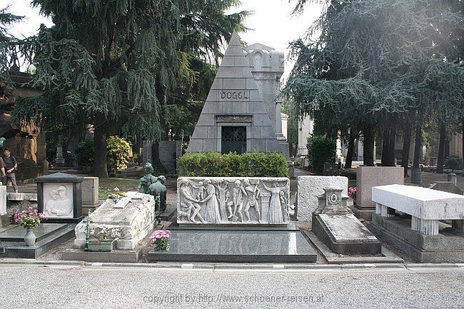 MILANO > Cimitero Monumentale (Friedhof) > Edicola Vogel