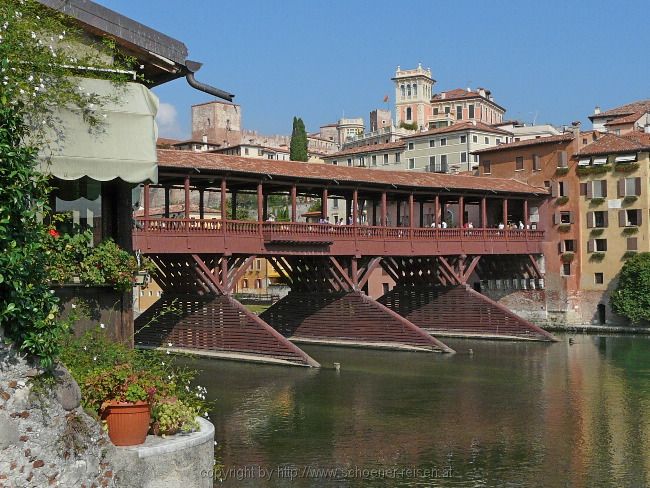 BASSANO DEL GRAPPA > Ponte Vecchio oder Ponte di Alpina > Proseccoland > Reisebericht