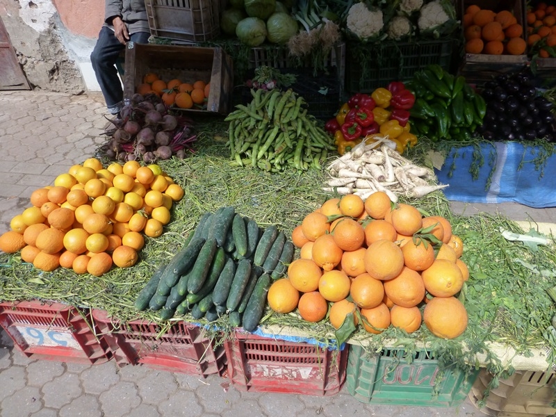 Marrakesch - Auf dem Gemüsemarkt