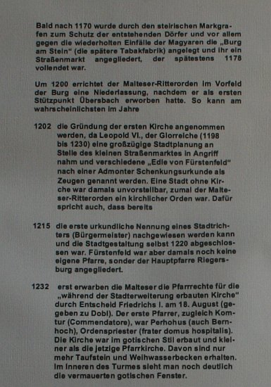 FÜRSTENFELD > Stadtpfarrkirche Johannes des Täufers > Geschichte1