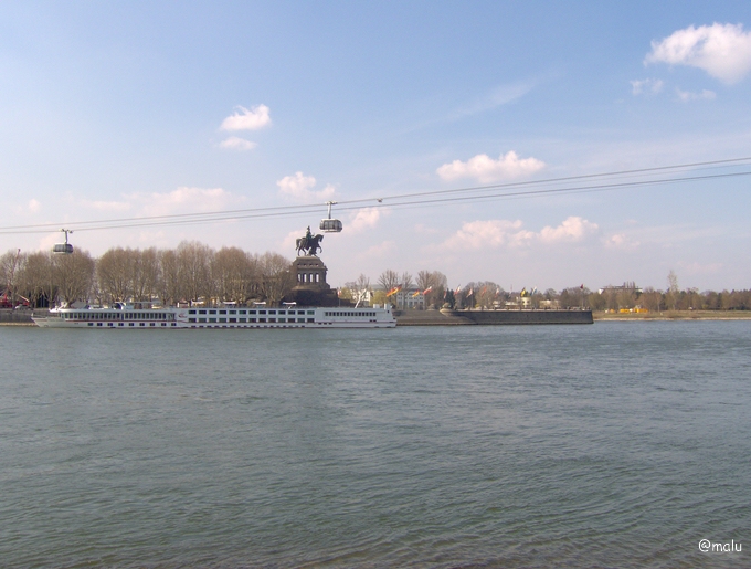 Deutsches Eck mit Gondeln