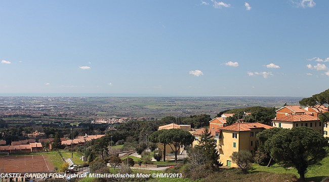 CASTEL GANDOLFO > Meerblick Mittelländisches Meer