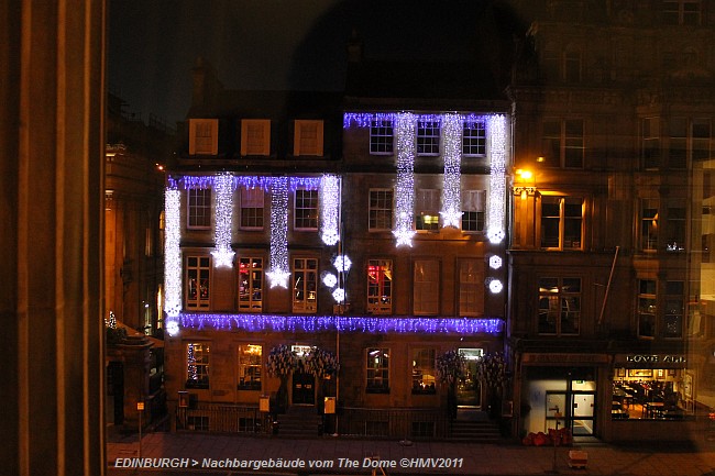 EDINBURGH > George Street > Hotel The George > Zimmerausblick