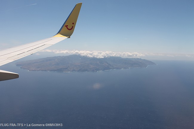 LA GOMERA > Flug FRA-TFS