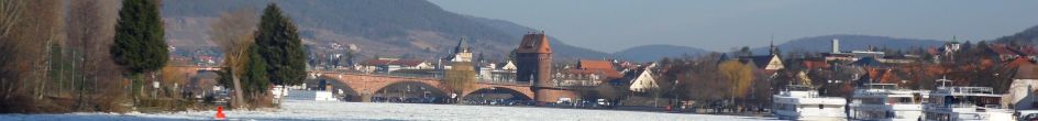 Miltenberger Mainbrücke im Winter