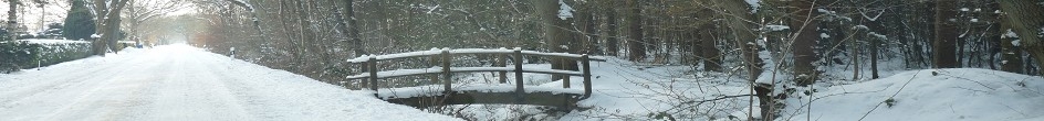 Brücke im Schnee