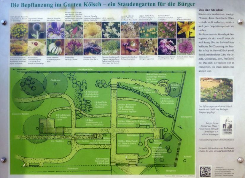 D:Hessen>Büdingen>Garten Kölsch>Infotafel