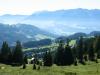 SPITZSTEIN > Abstieg nach Süden > Blick zum Zahmen und Wilden Kaiser