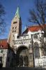 AUGSBURG > Dom > Kirchturm und Kirchportal