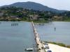 GR:Korfu>Kanoni>Blick auf den Damm nach Perama