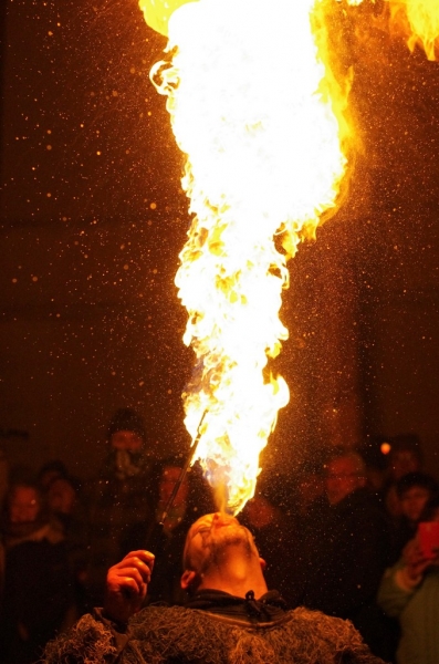 Perchtenlauf in Pfatter