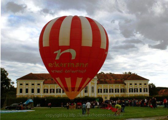 Schloss Schieleiten - Ballonstart