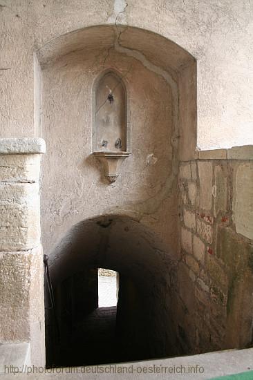 BEBENHAUSEN > Zisterzienserkloster > Abtsküche-10 - Treppe zur Schlossküche