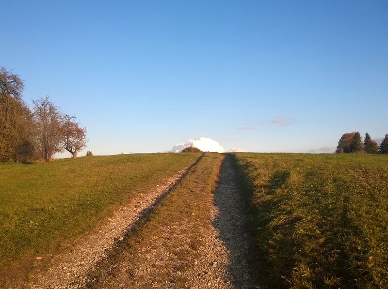 Eine Wolke wächst