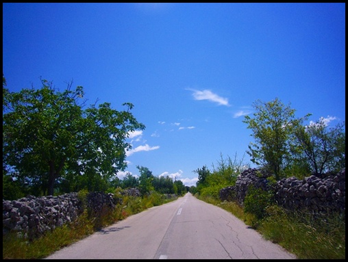 Straße nach Blato