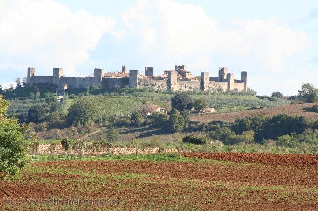 MONTERIGGIONE > nordöstlich von Siena