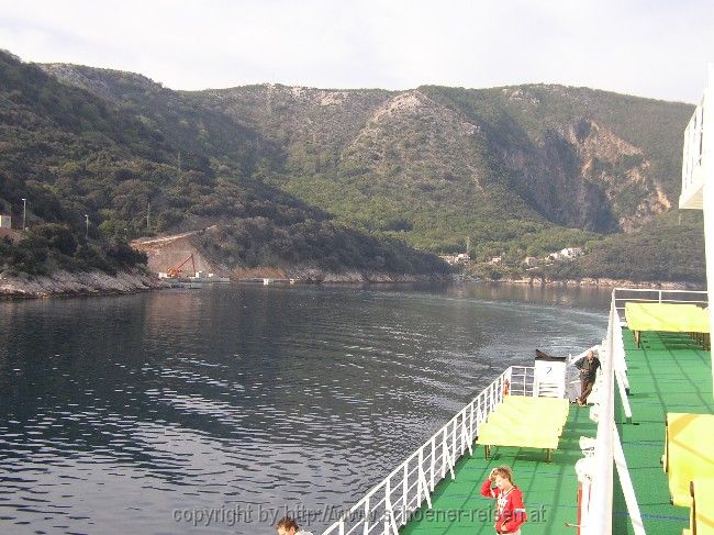 Cres> Blick zurück nach Merag