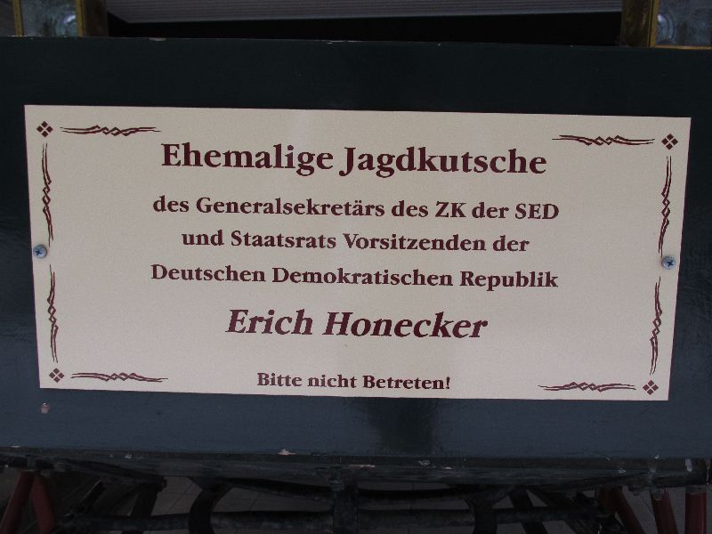 Drewitz Kutsche Erich Honecker