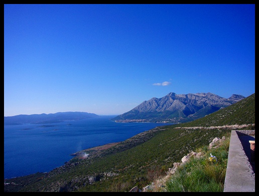 Peljesac > Ausblick auf Orebic