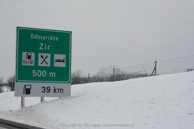 Auf der Autobahn A1