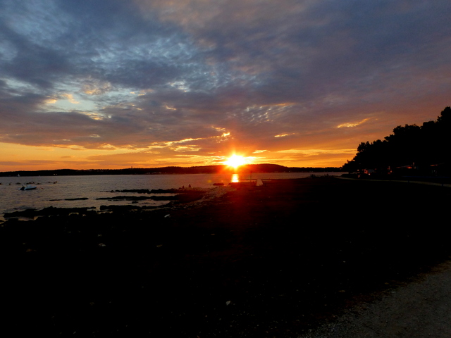 Sonnenuntergang in Medulin