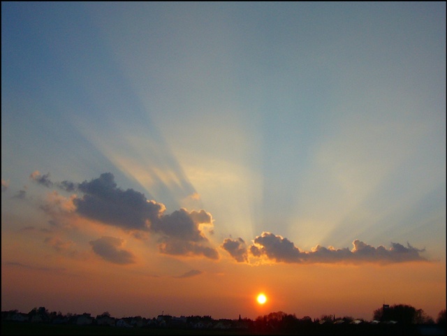 Sonnenuntergang bei Königsbrunn 3