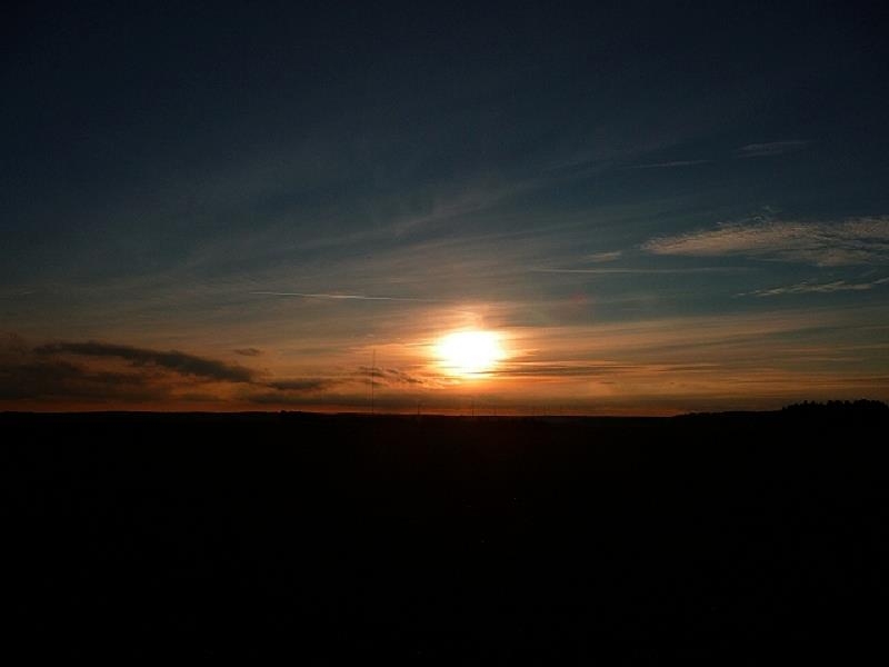 Sonnenuntergang in der Jura