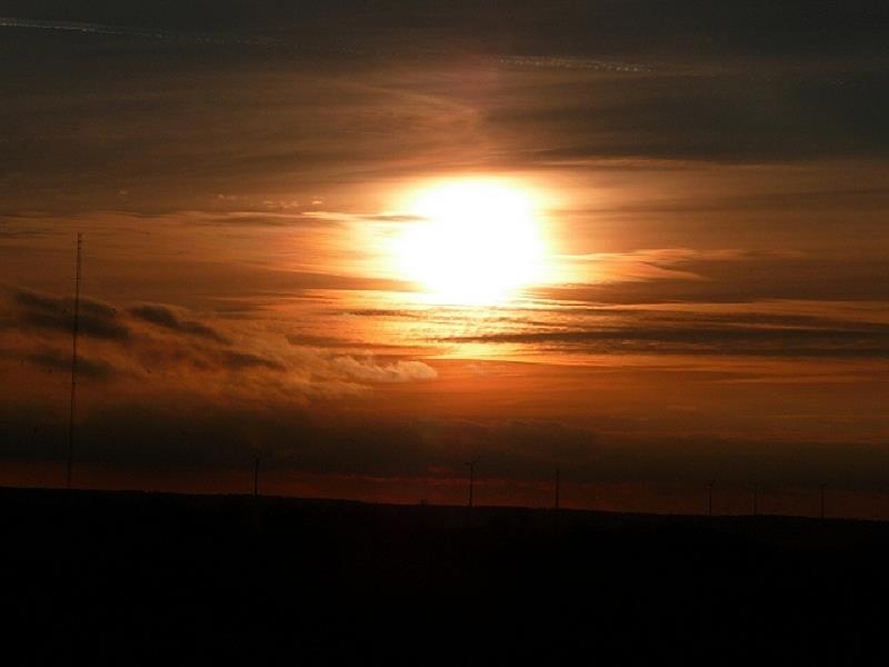 Sonnenuntergang in der Jura