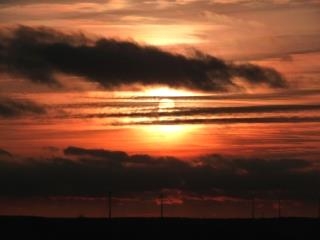 Sonnenuntergang in der Jura