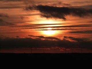 Sonnenuntergang in der Jura