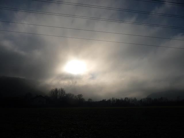 Winterhimmel/Sonnenuntergang