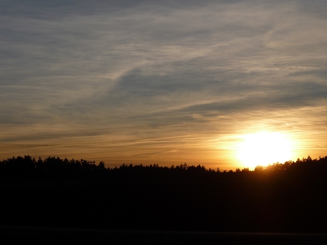 Sonnenunterg - Jurahöhen