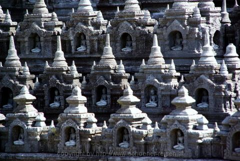 Borobudur Tempel , Detaillaufnahme