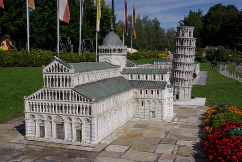 Domplatz und Schiefer Turm von Pisa , Italien